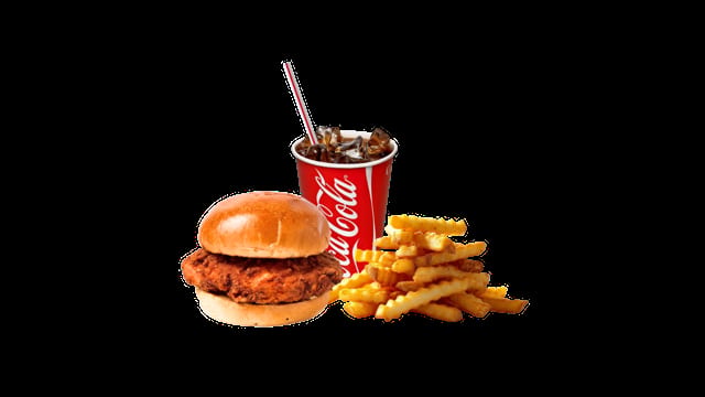 $11 DEAL - Chicken Sandwich, fries & drink.