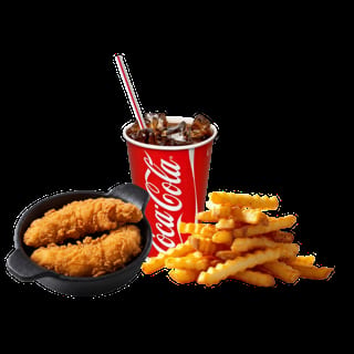 $10 DEAL - 2 Jumbo tenders, fries & drink